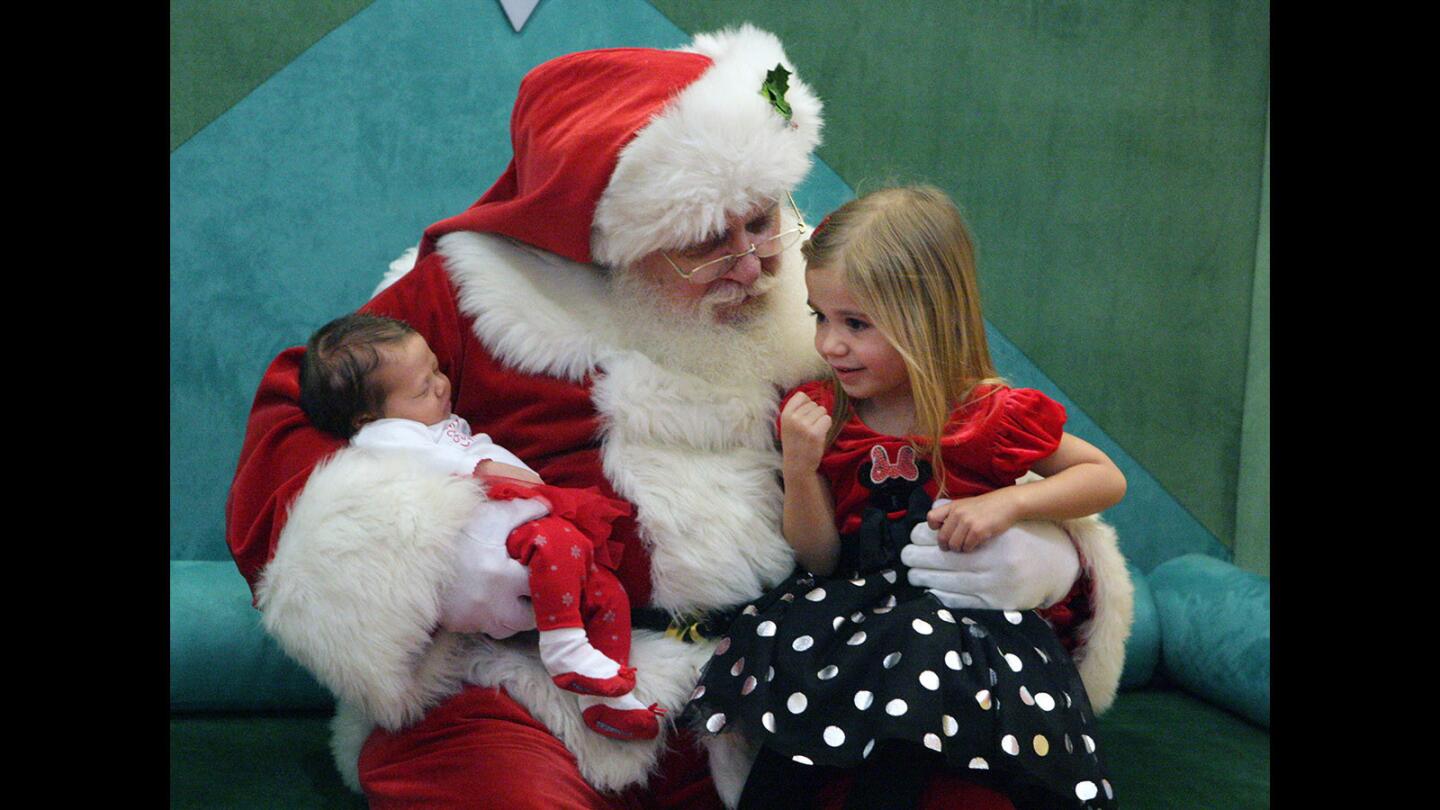 Photo Gallery: Santa takes reservations at Glendale Galleria