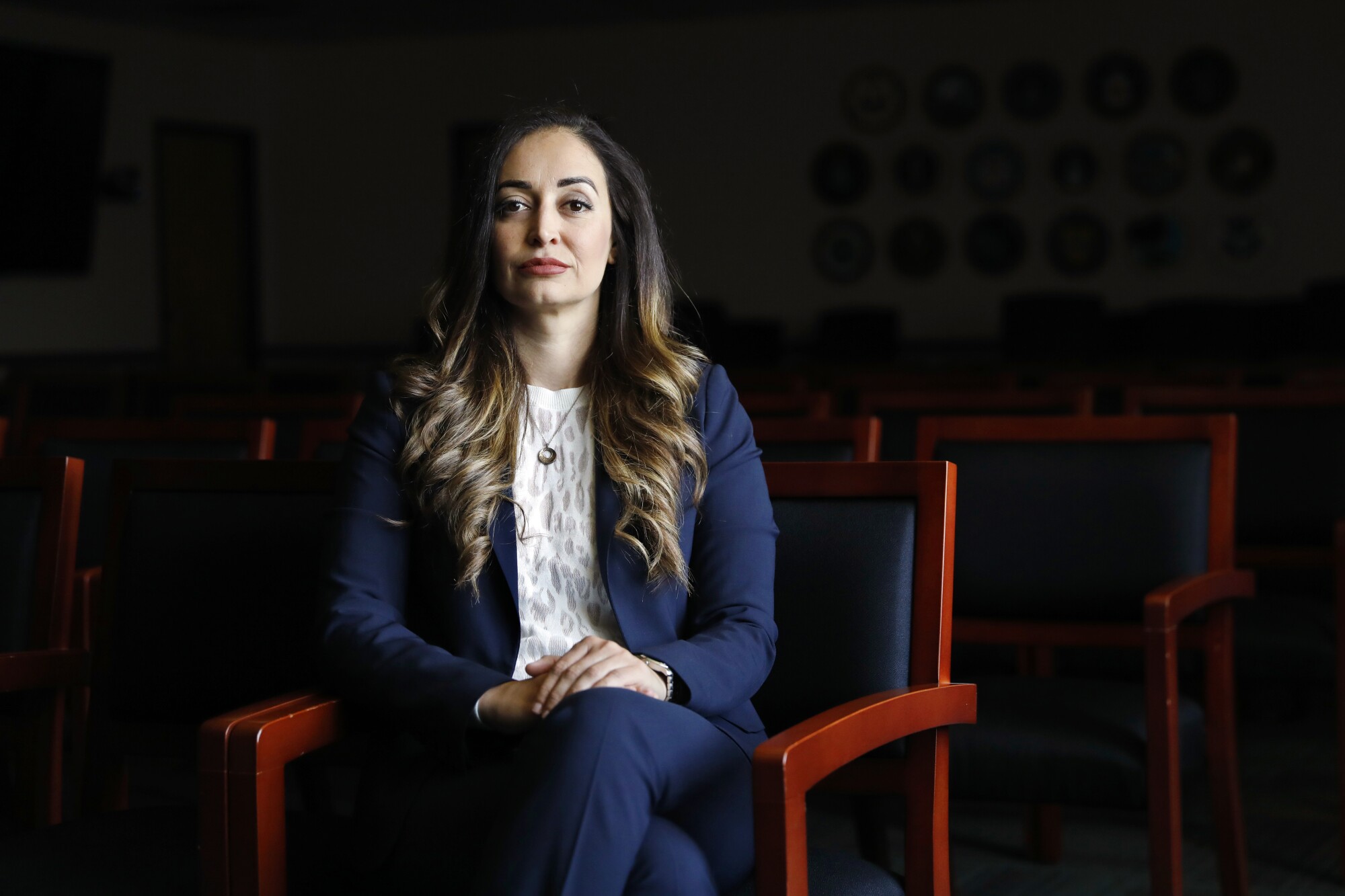 Tanaz Korami, an FBI supervisory special agent, at the FBI's Los Angeles field office.