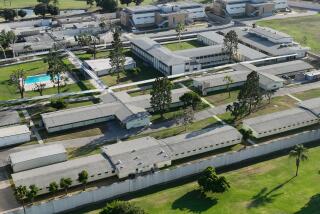 Downey, CA - June 29: Aerial view of Los Padrinos Juvenile Hall in Downey Thursday, June 29, 2023. (Allen J. Schaben / Los Angeles Times)