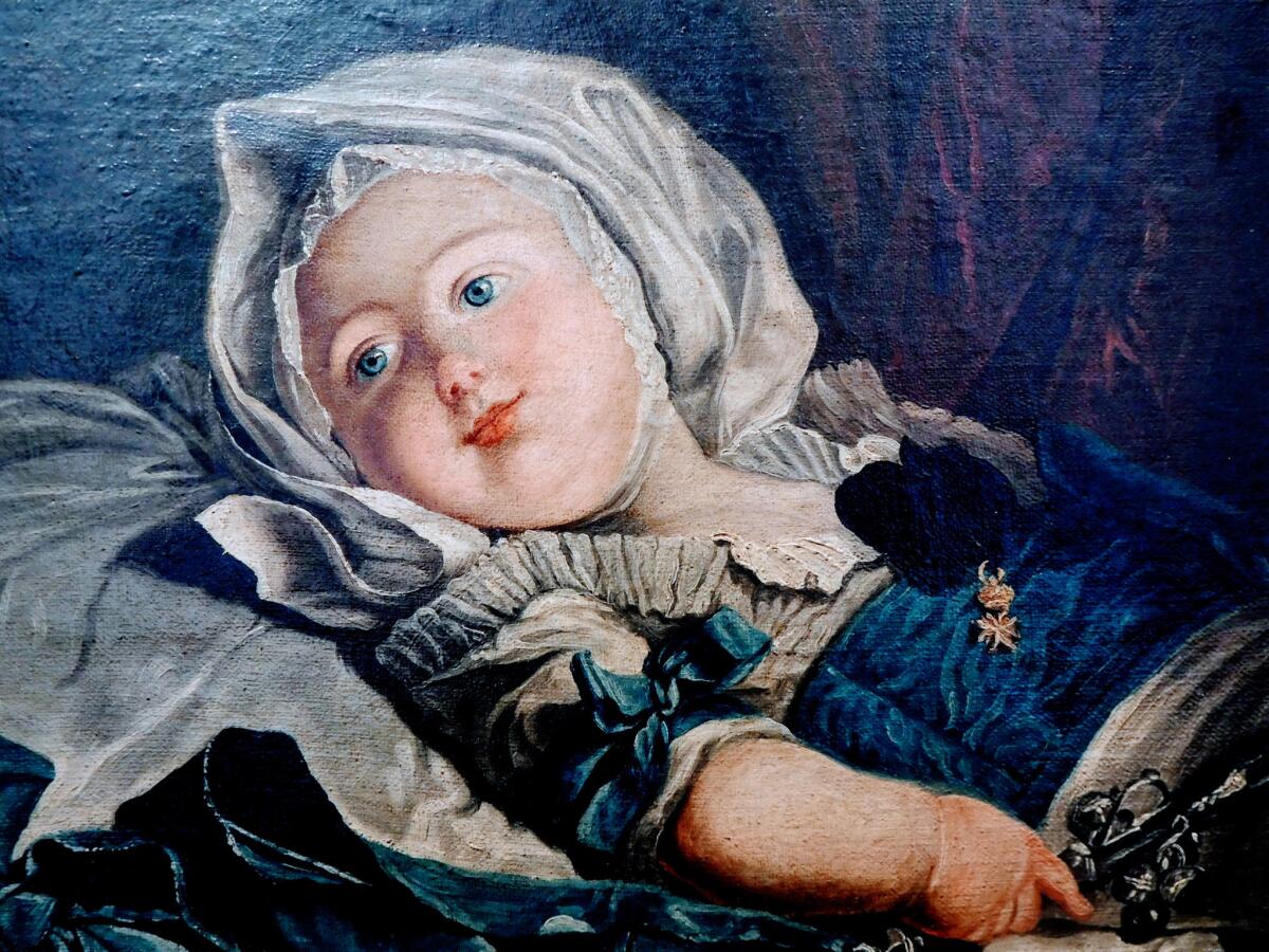 Greuze's portrait of a child, from the Cognacq-Jay Museum in Paris' Marais quarter.. (Elizabeth von Pier)