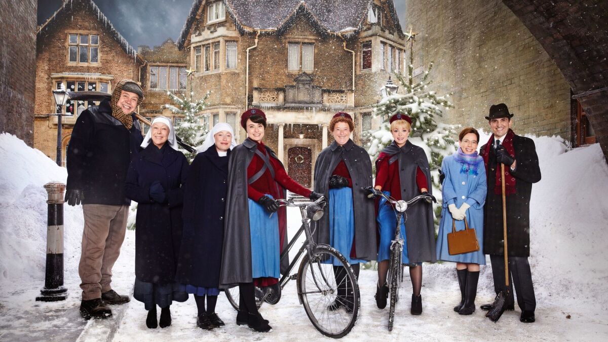 The cast of "Call the Midwife."