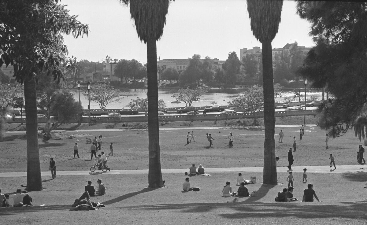 MacArthur Park in Los Angeles