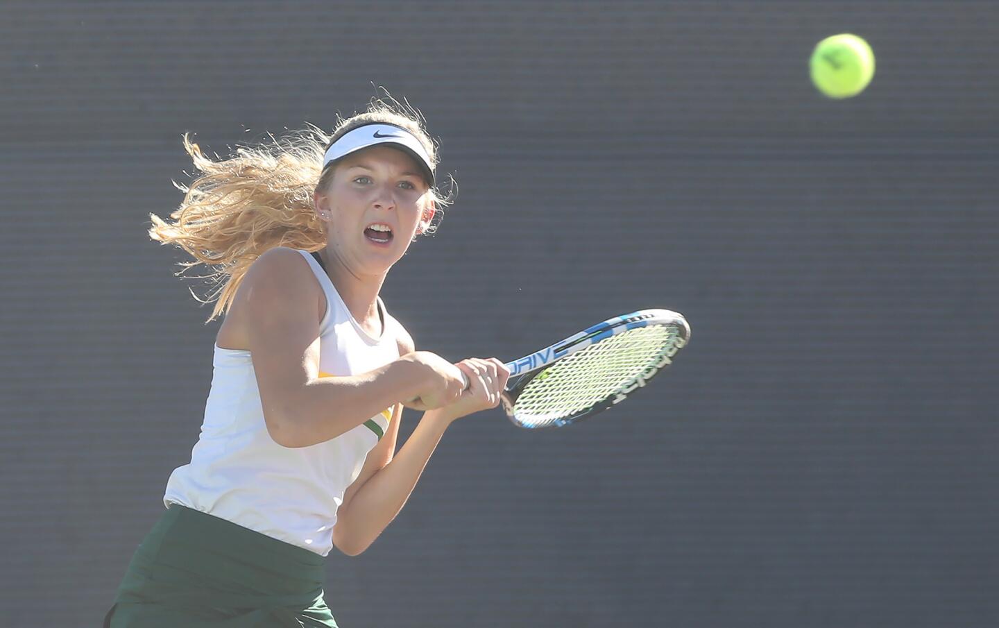 Photo Gallery: Huntington Beach vs. Edison in girls' tennis