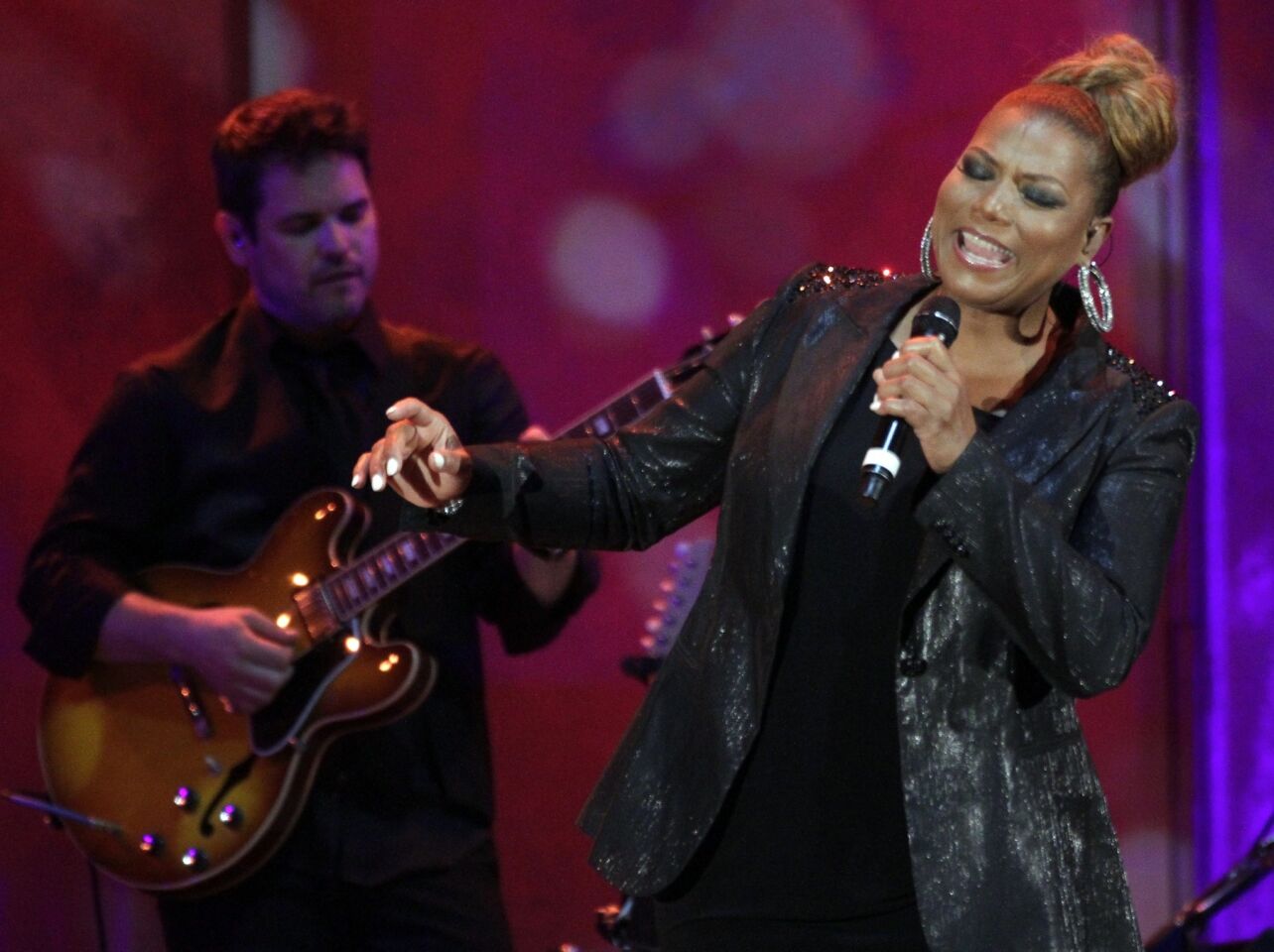 Latifah performed a blend of soul and jazz when she headlined the Hollywood Bowl in July.