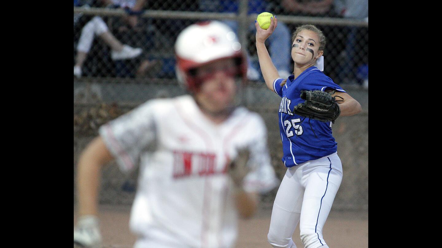 Photo Gallery: Rival softball, Burroughs vs. Burbank