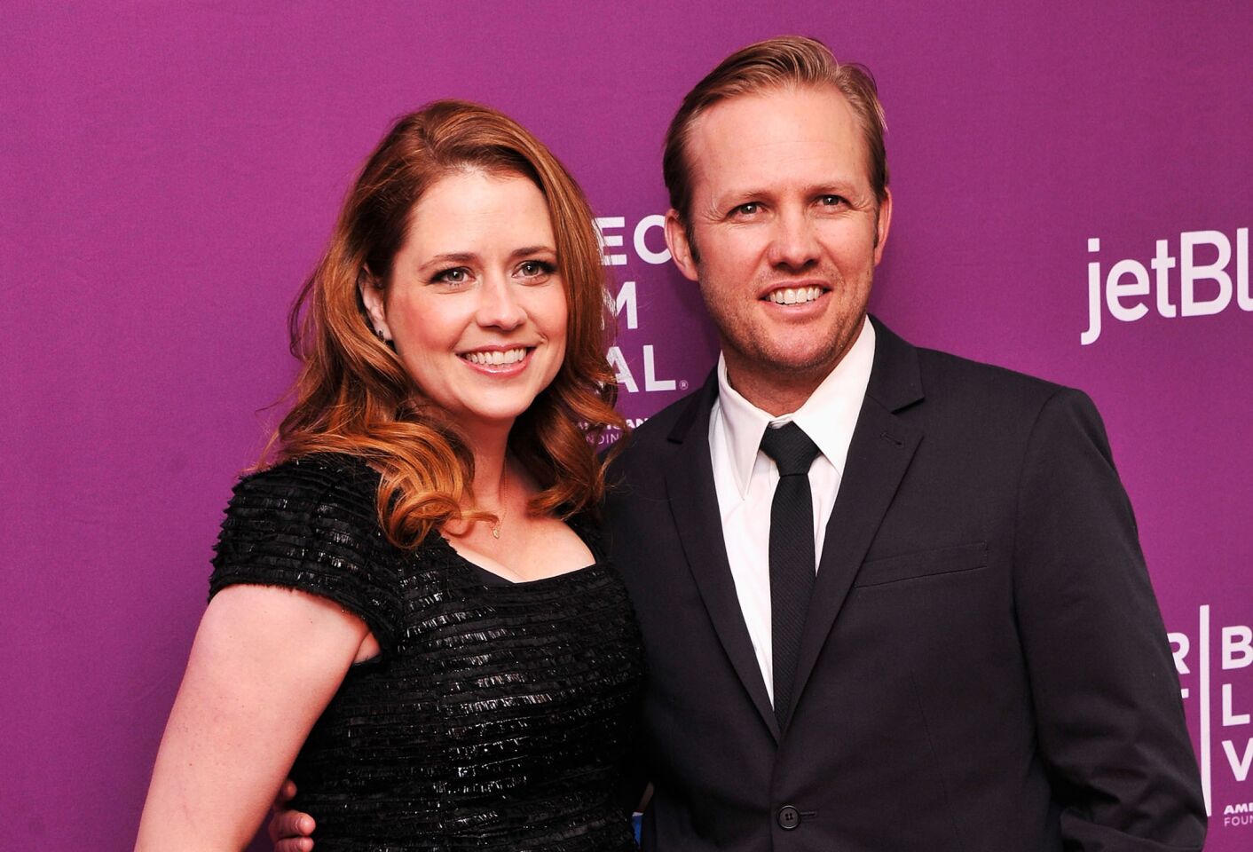 "The Office" actress Jenna Fischer and her screenwriter husband, Lee Kirk, are now second-time parents to Harper Marie. Harper will join older sister Weston Lee. Fischer told UsWeekly, "I love going from two people to three people."