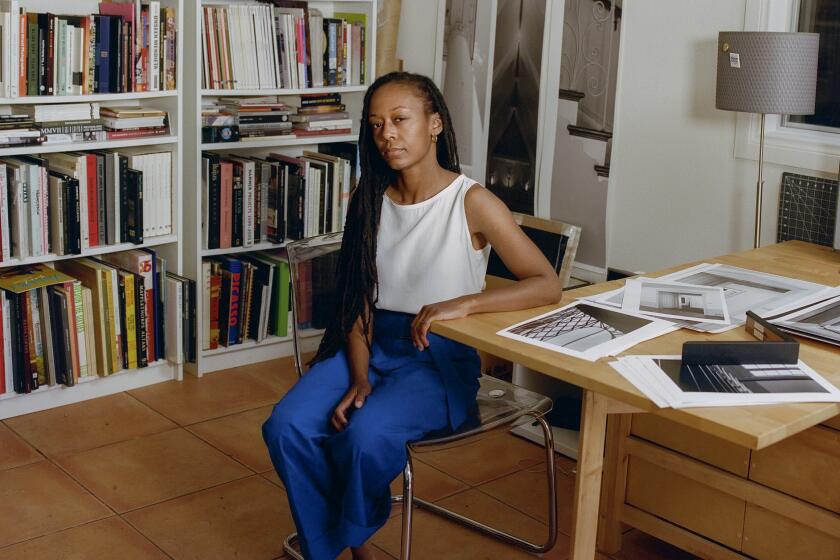 Artist Janna Ireland in Eagle Rock, CA.