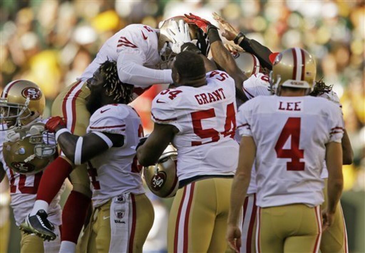 49ers stop Rodgers' rally, beat Packers 30-22 - The San Diego