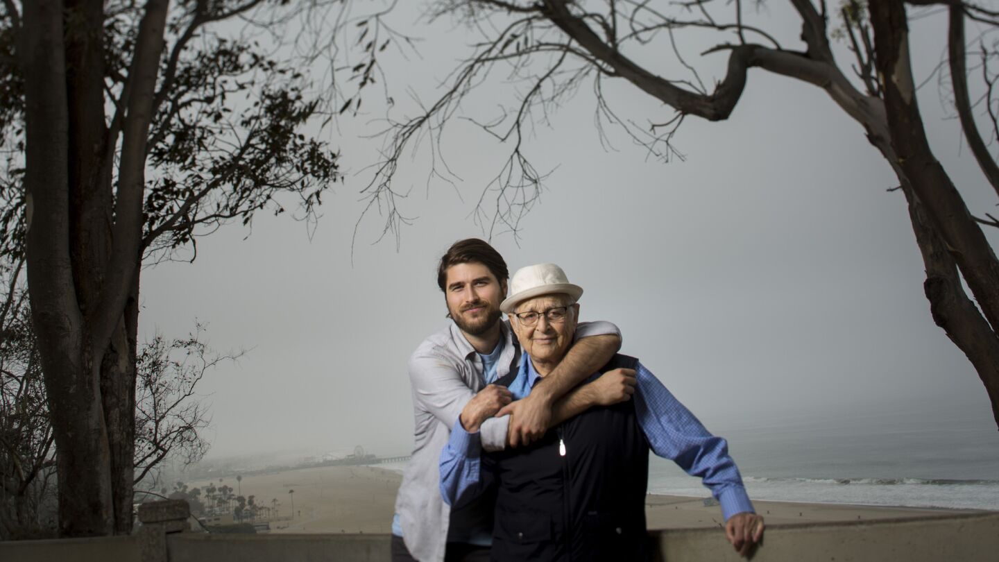 Celebrity portraits by The Times | Norman Lear and Ben Lear