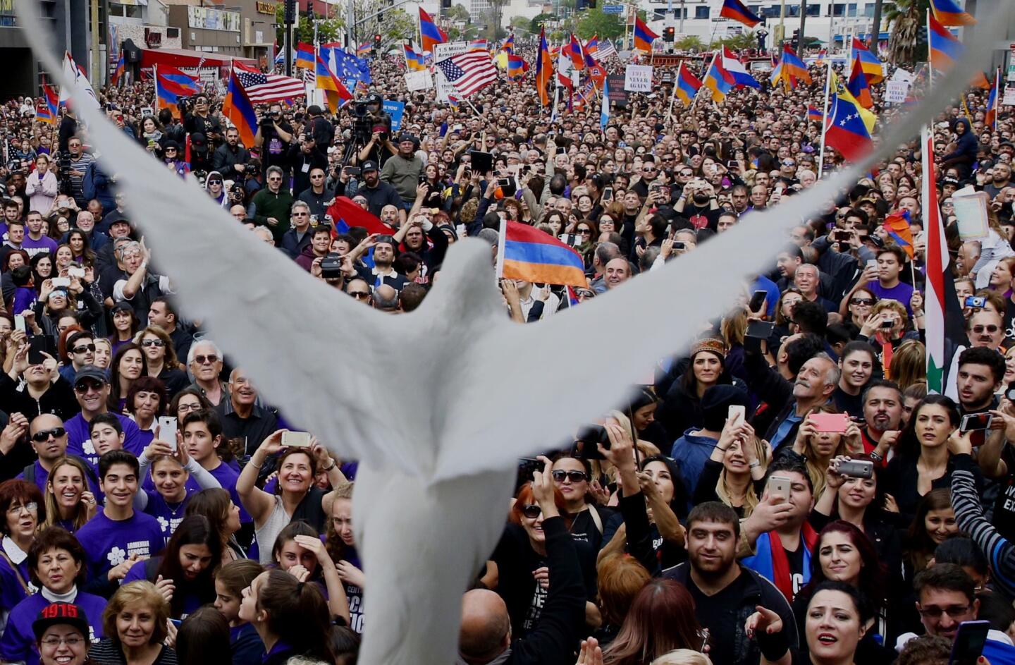 Armenian genocide march