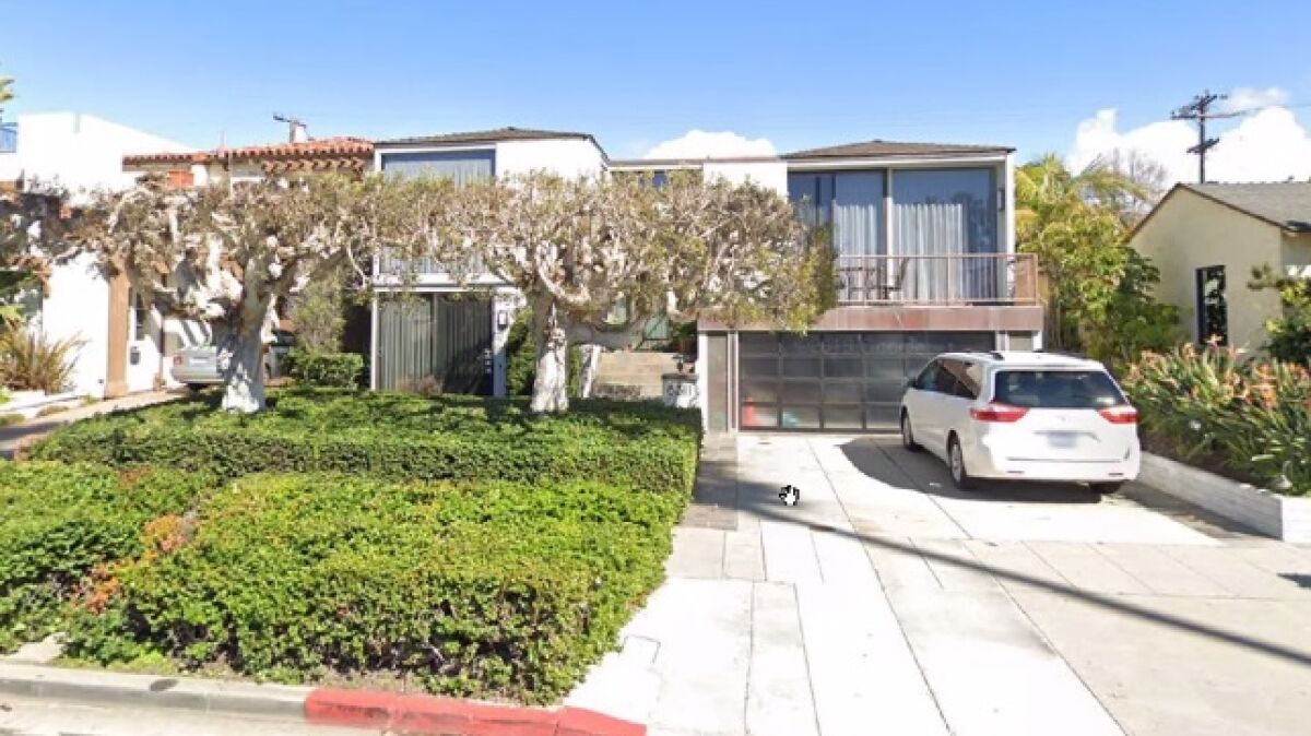 The existing house at 8311 El Paseo Grande in La Jolla Shores is 2,569 square feet.