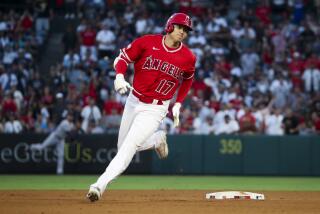 Angeles designated hitter Shohei Ohtani during a game with the New York Yankees on July 18, 2023.