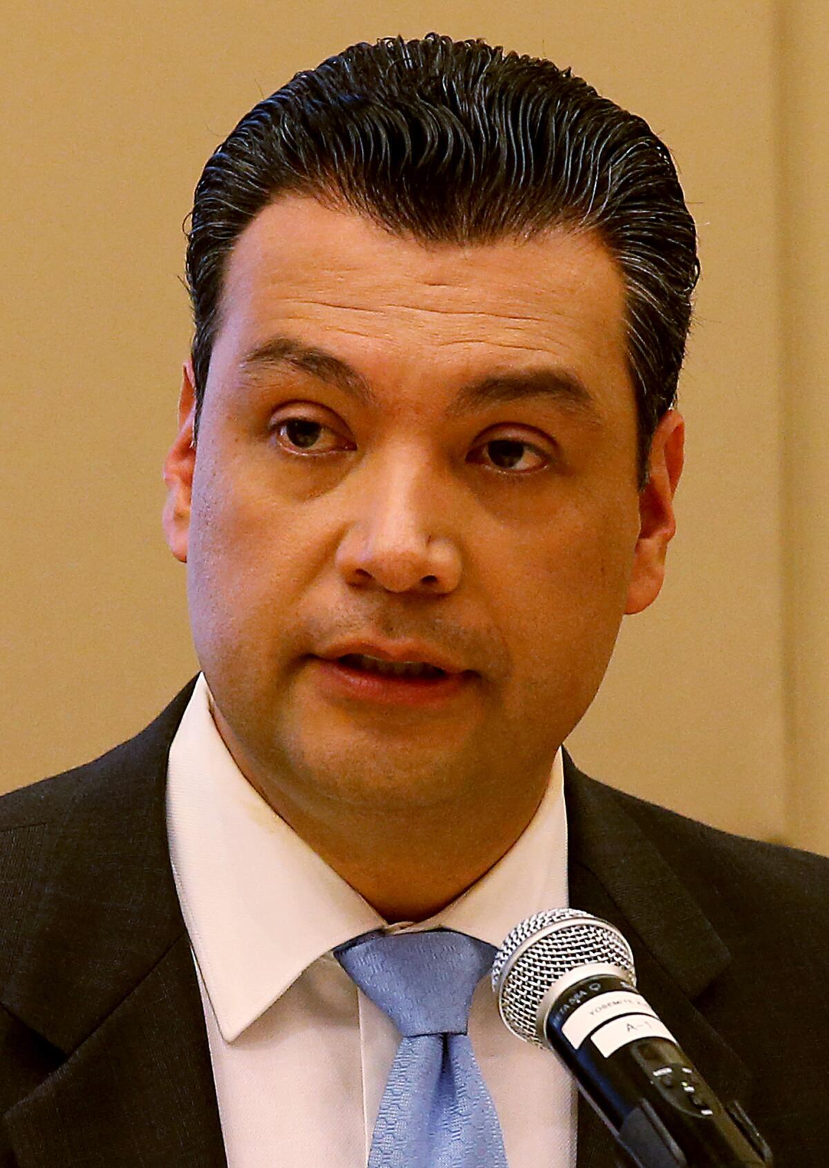 California Secretary of State Alex Padilla noted there are about 6.7 million state residents who are eligible but not registered.