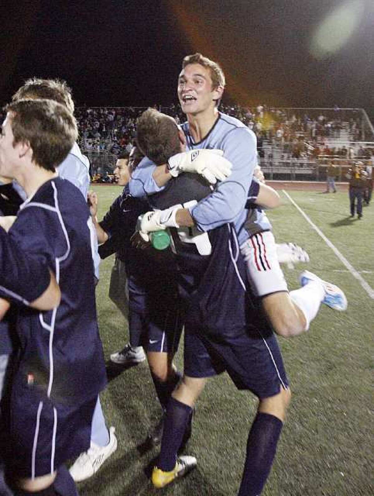 Nick Ruiz helped deliver the Crescenta Valley boys' soccer team a 3-2 win over Salesian in overtime of the CIF Southern Section Division IV quarterfinals.