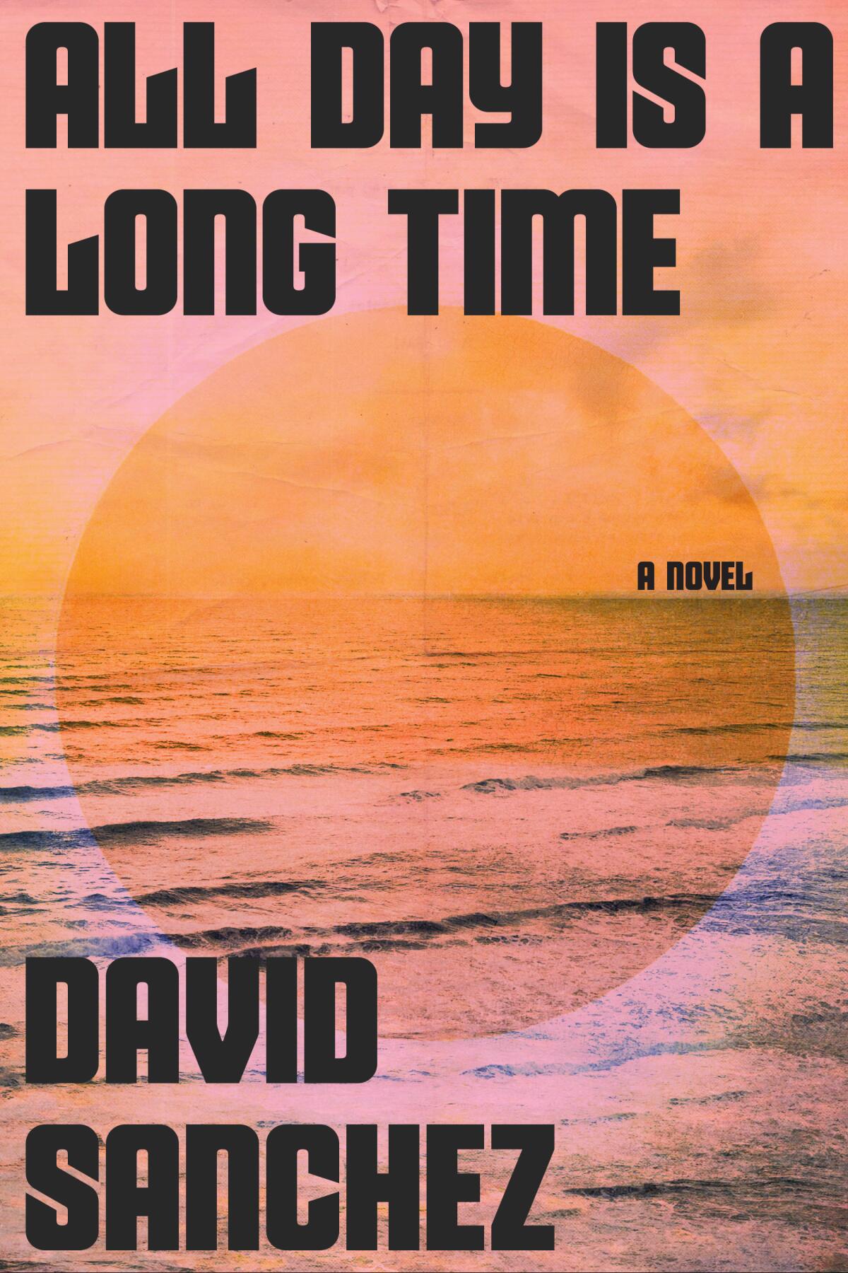 The cover of "All Day is a Long Time," by David Sanchez