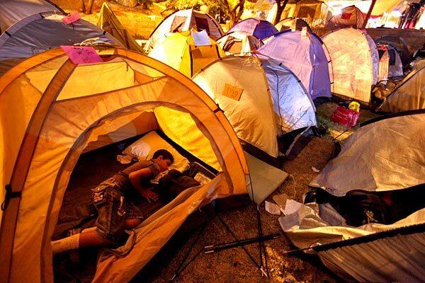 Israel tent city