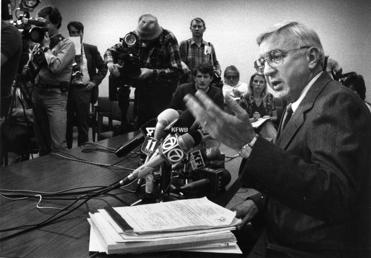 Leonard Britton, superintendent of LAUSD from 1987 to 1990.