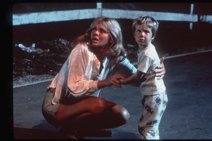 Melinda Dillon and Cary Guffey in the 1977 science-fiction thriller "Close Encounters of the Third Kind."
