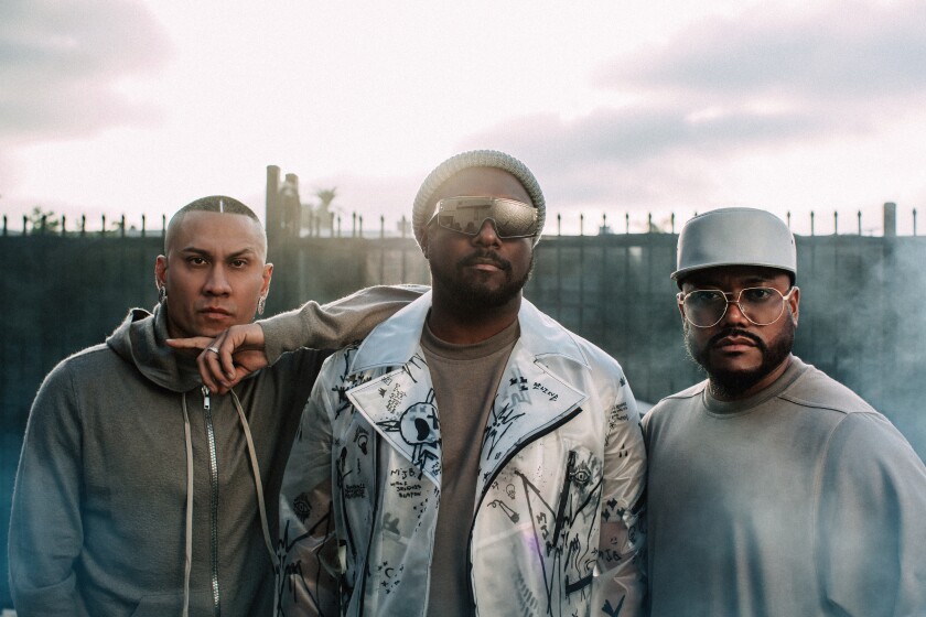 Los integrantes de The Black Eyed Peas en una nueva imagen promocional.