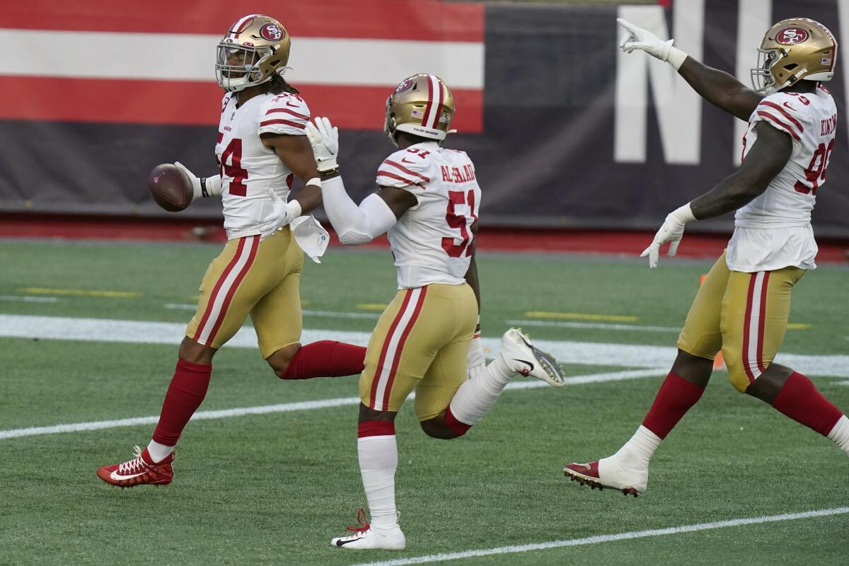 Do-everything LB Fred Warner helps stead banged-up 49ers D