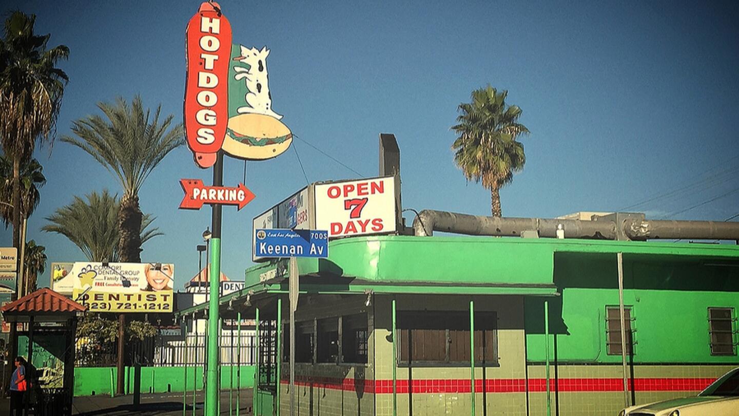 L.A. hot dogs