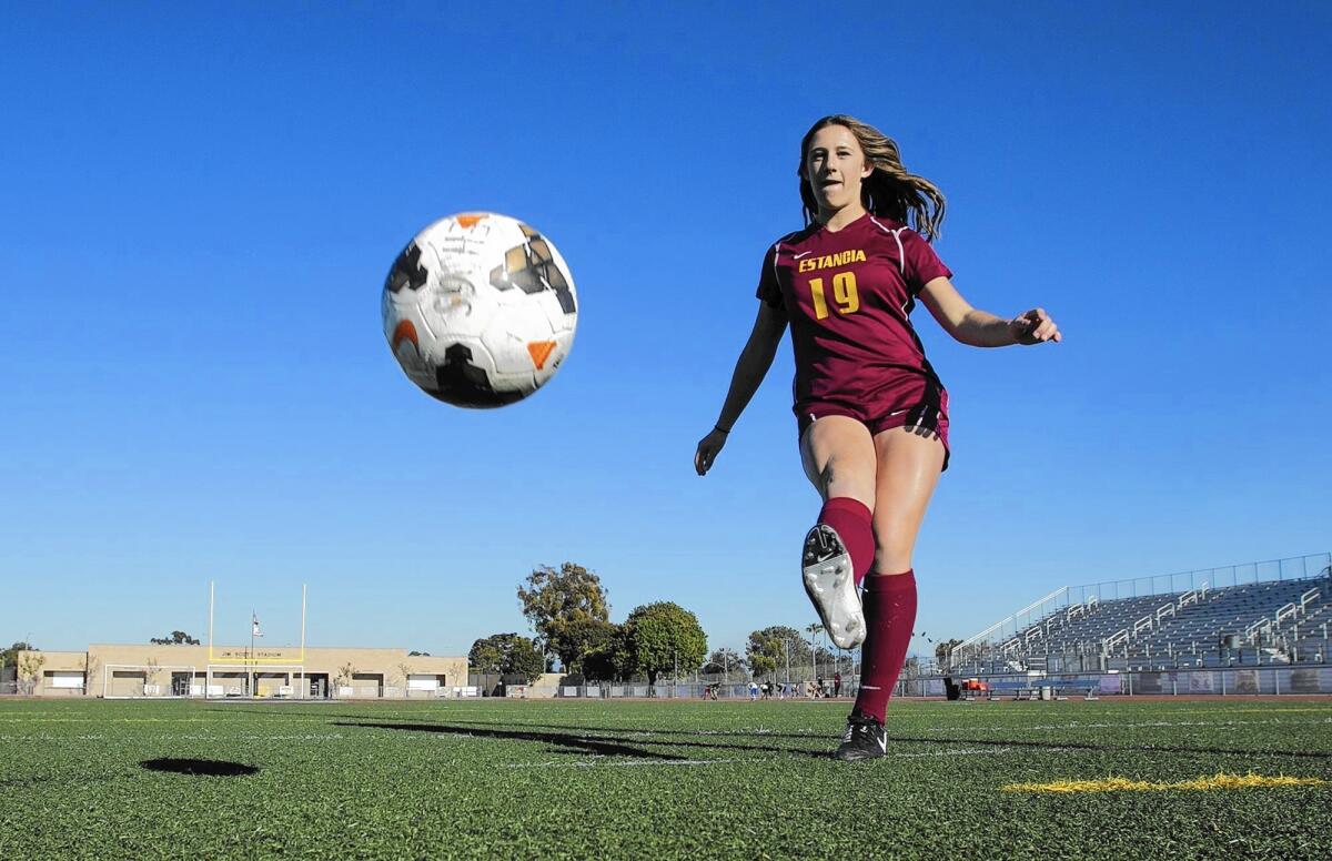 Estancia High's Lexina McDowell is the Daily Pilot High School Athlete of the Week.