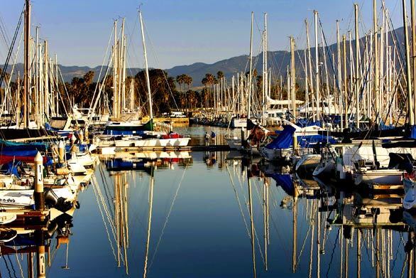 Then Chumash Indians crafted plank canoes about 8 feet to 30 feet long made from driftwood or redwood. Now More than 1,100 slips at Santa Barbara Harbor accommodate boats from 20 feet to 150 feet long. Try your hand at boating by taking sailing lessons at the Santa Barbara Saling Center at 133 Harbor Way. Santa Barbara Harbor is across from Stearns Wharf.