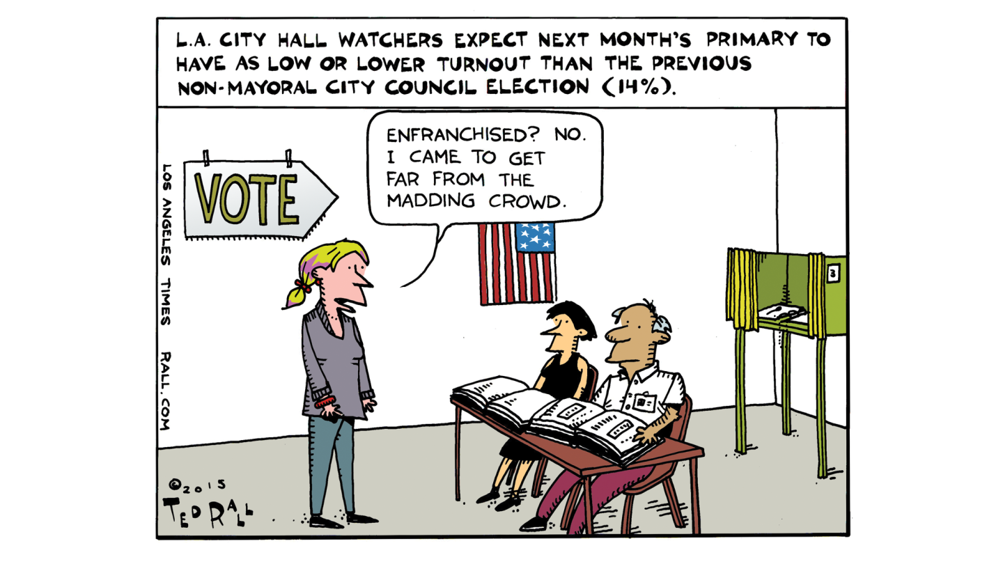 L.A.'s seriously low voter turnout