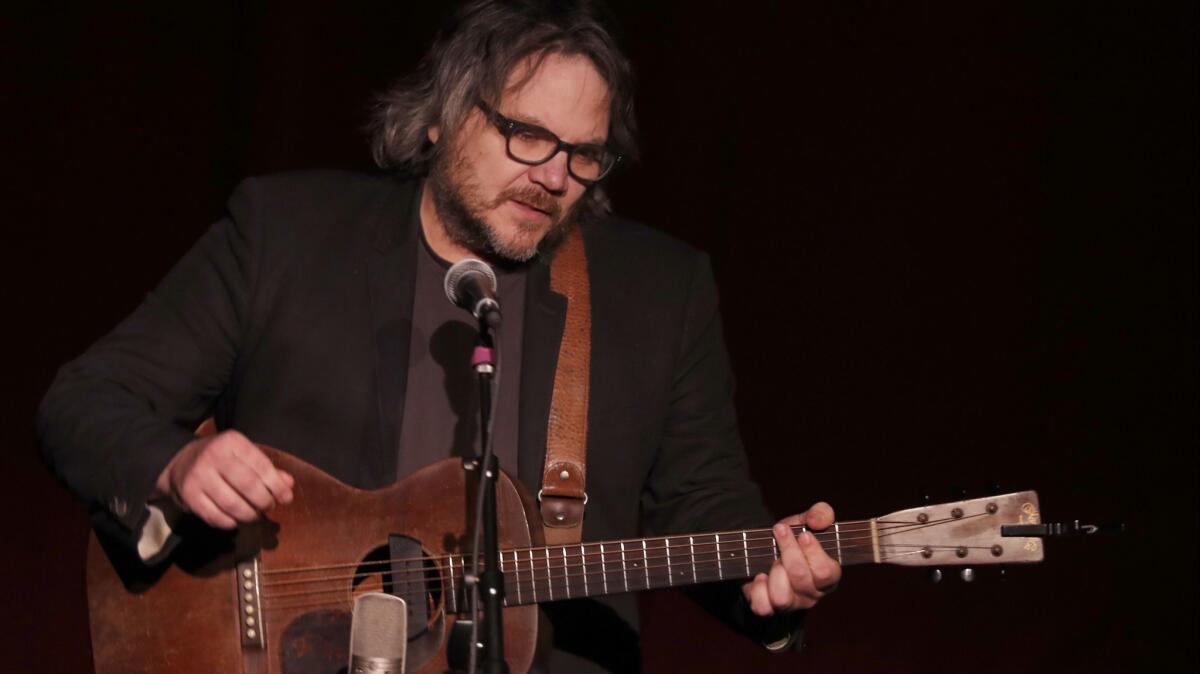 Singer-songwriter Jeff Tweedy performs at Largo at the Coronet in West Hollywood on Thursday, Jan. 3, 2019.