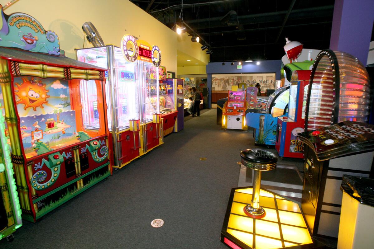 The All Amusement Family Center will likely move from the first floor to the third floor at the Burbank Town Center.