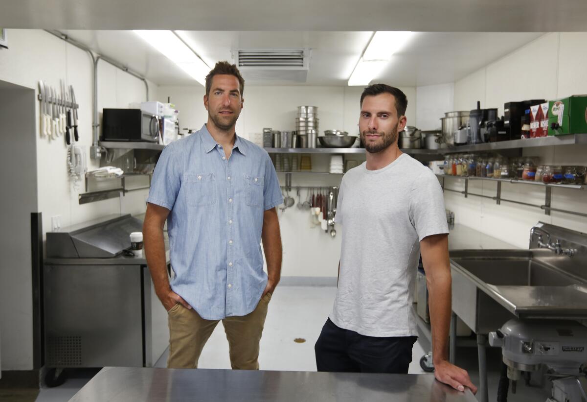 Ian Christopher, left, and Benji Koltai founded Galley Solutions, a software tool for restaurants and corporate kitchens.