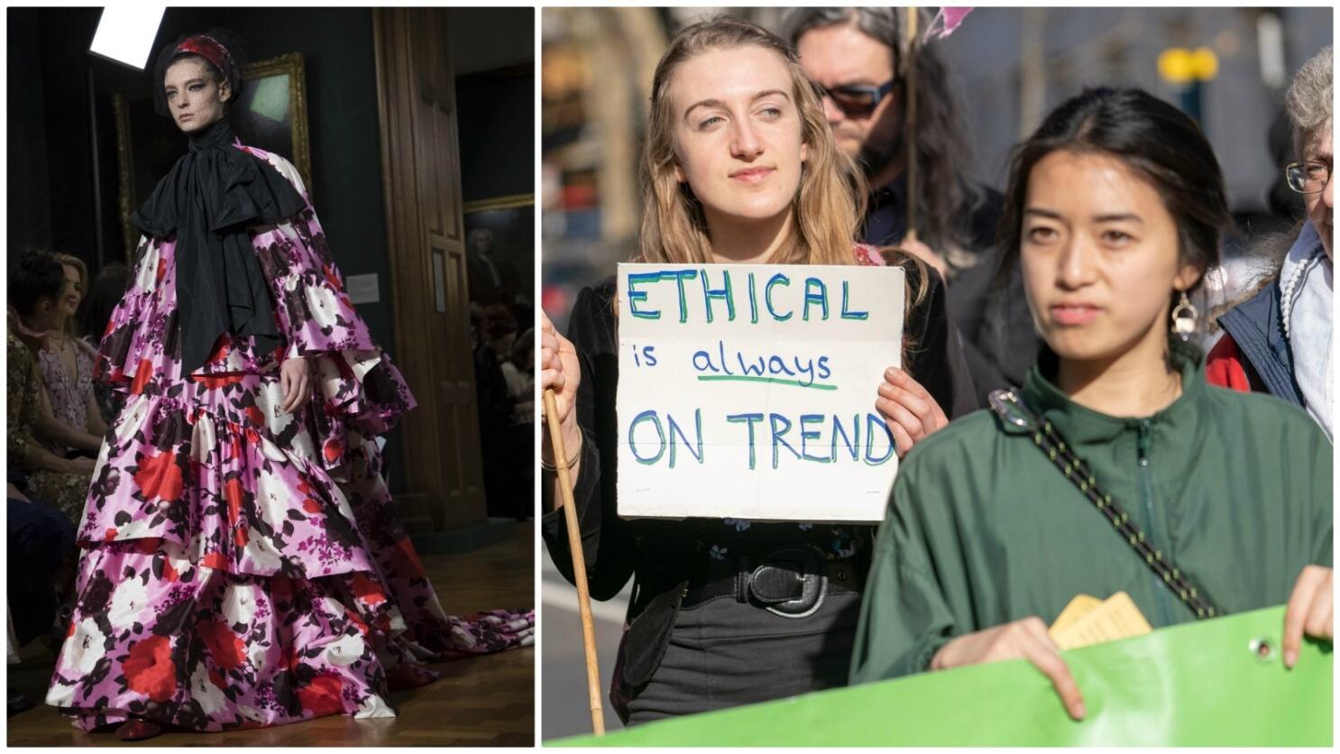 Vivienne Westwood protests climate change with Homo Loquax show at London  Fashion Week