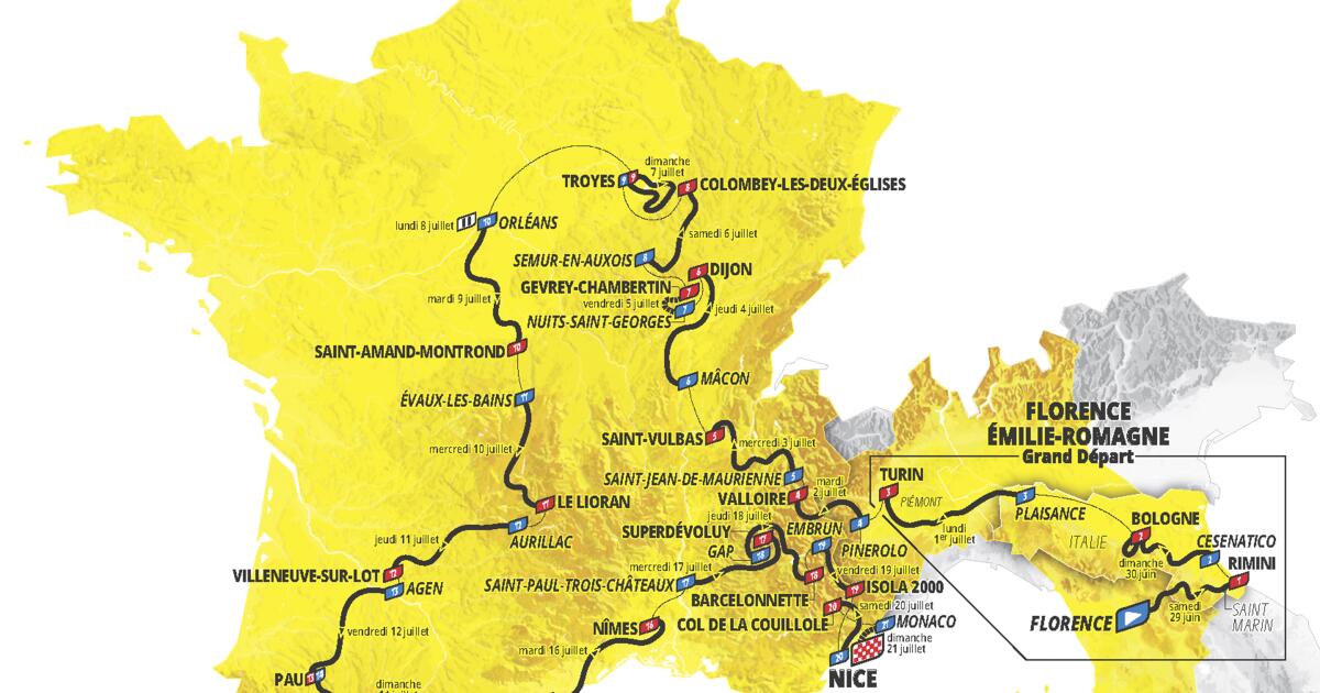 En raison des JO, le Tour de France ne se terminera pas à Paris pour la première fois depuis plus d’un siècle