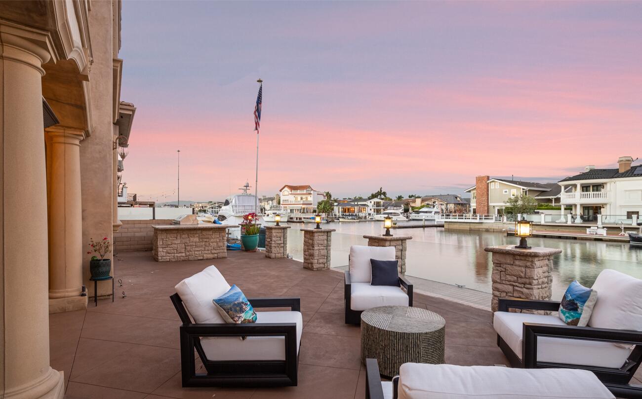 The patio.