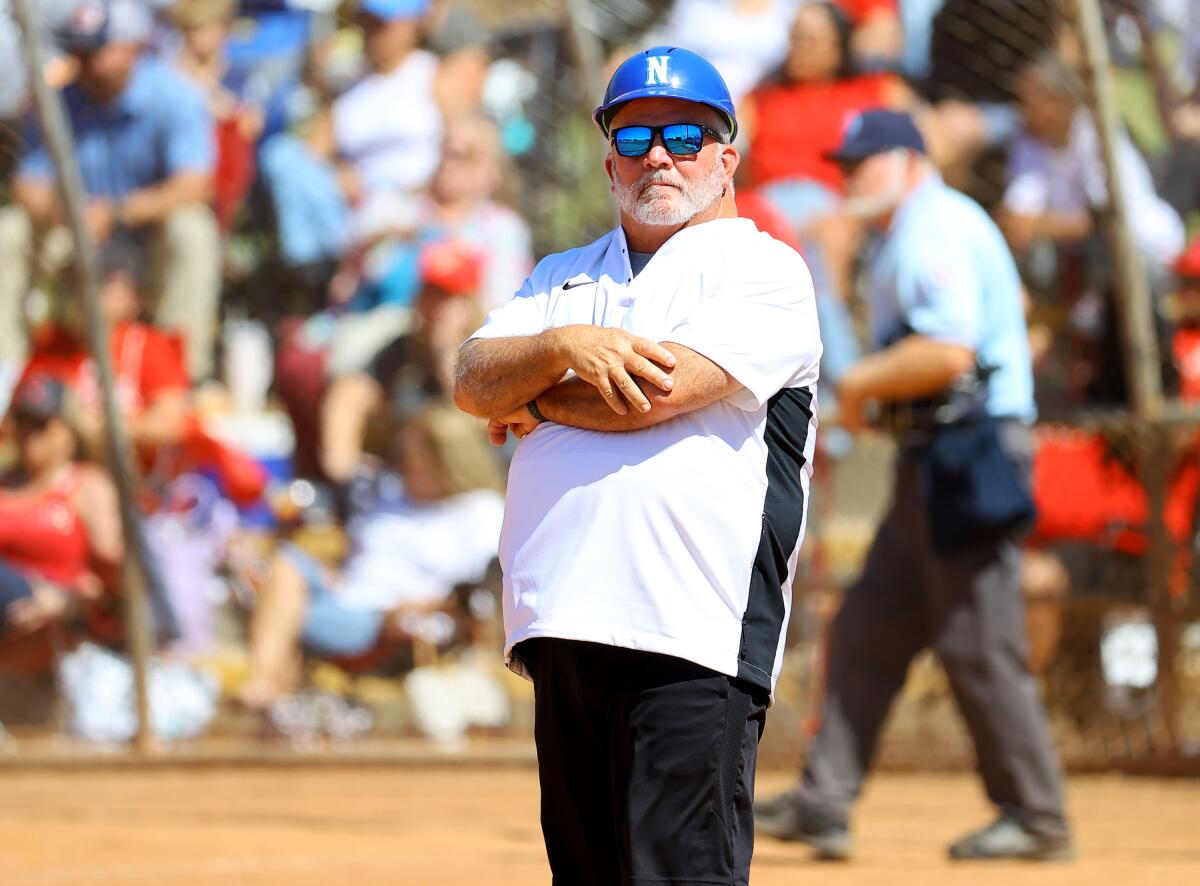 Norco softball coach Richard Robinson has guided his team to the Southern Section Division 1 final.