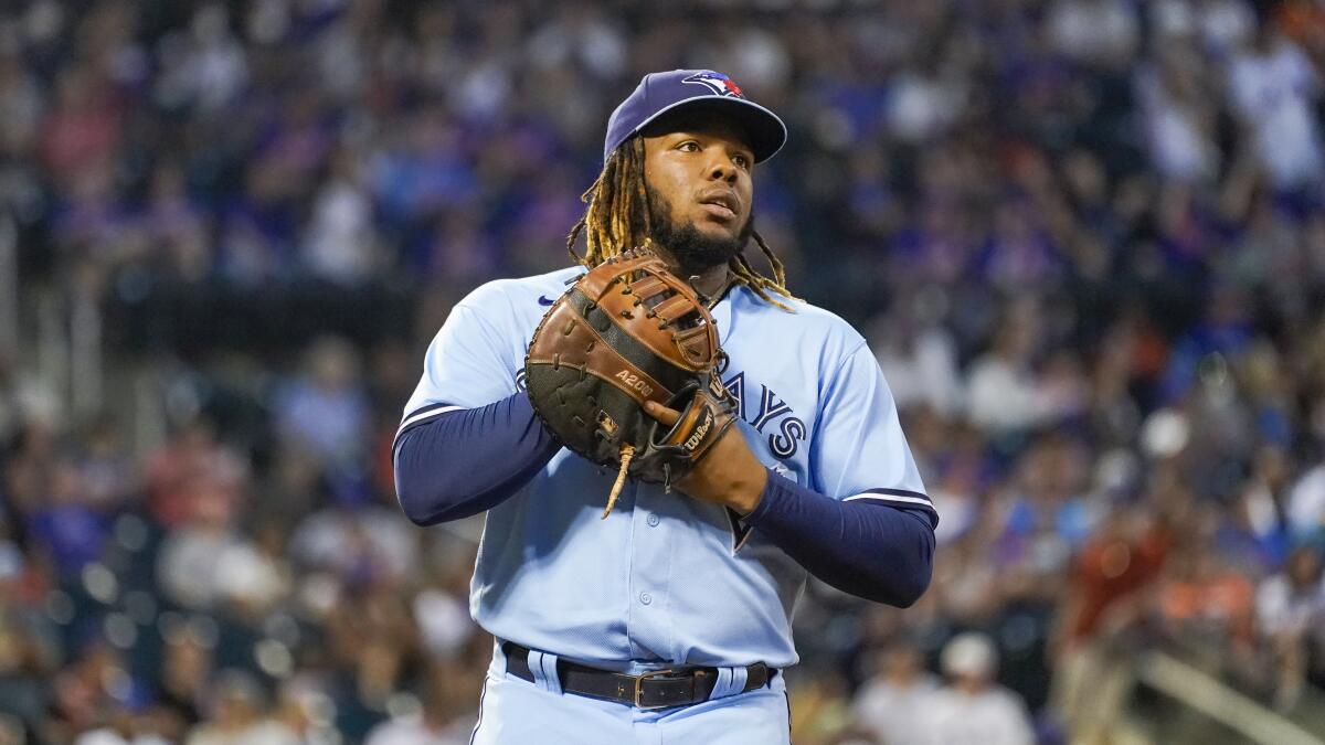 Toronto Blue Jays' Vladimir Guerrero Jr. during the fourth inning against the New York Mets.