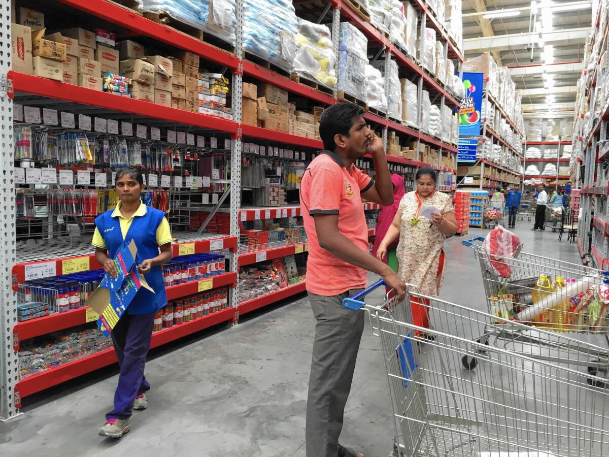 Wal-Mart's Best Price Modern Wholesale store in Hyderabad, India. The company plans to expand to 70 such stores from 20 in India within five years.