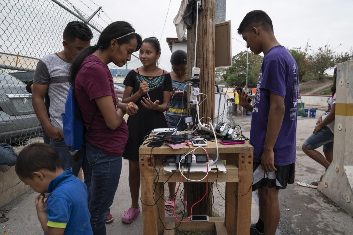 Asylum seekers in Matamoros 