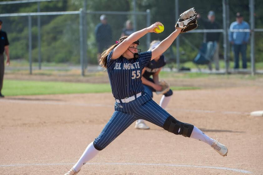 Del Norte High junior pitcher-infielder Jess Phelps batted .365 this season with three homers and 13 RBIs.