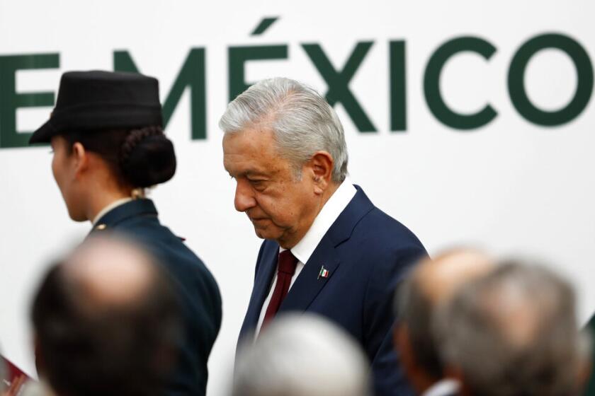 Fotografía de archivo del 1 de septiembre de 2019 del presidente mexicano Andrés Manuel López Obrador.