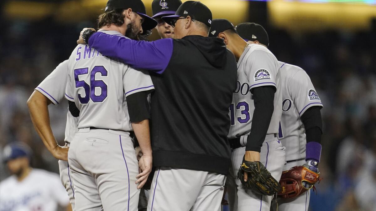 Cron y Rockies se imponen a Dodgers - Los Angeles Times