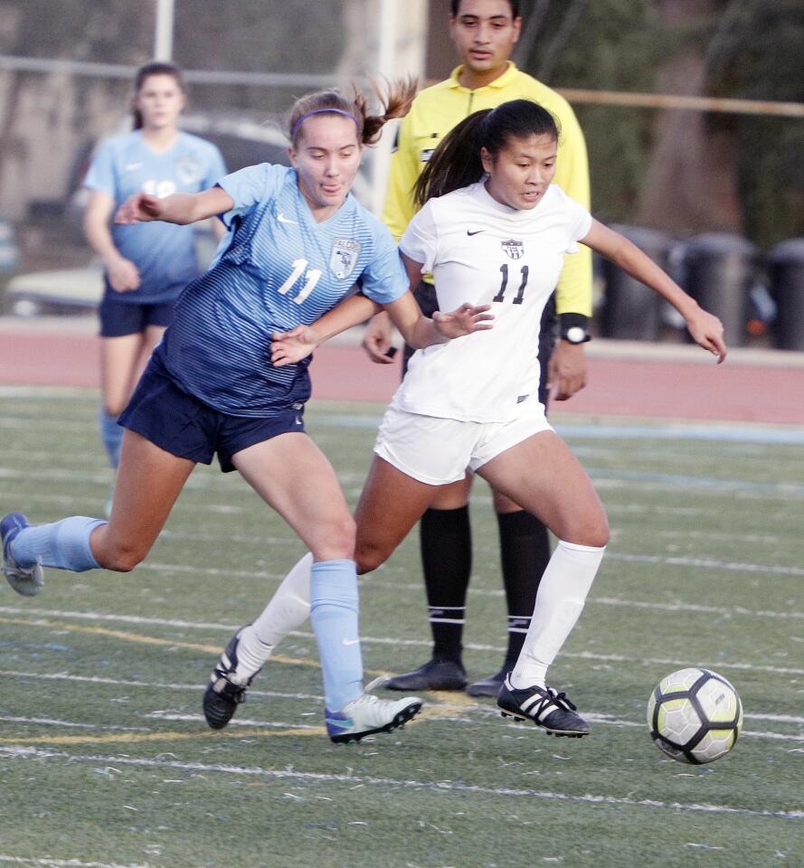 Photo Gallery: Crescenta Valley vs. Flintridge Sacred Heart Academy girls' soccer