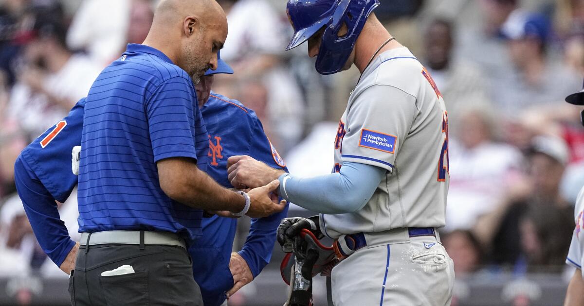 Pete Alonso, the NL home run leader, makes speedy return to Mets after  wrist injury – KGET 17