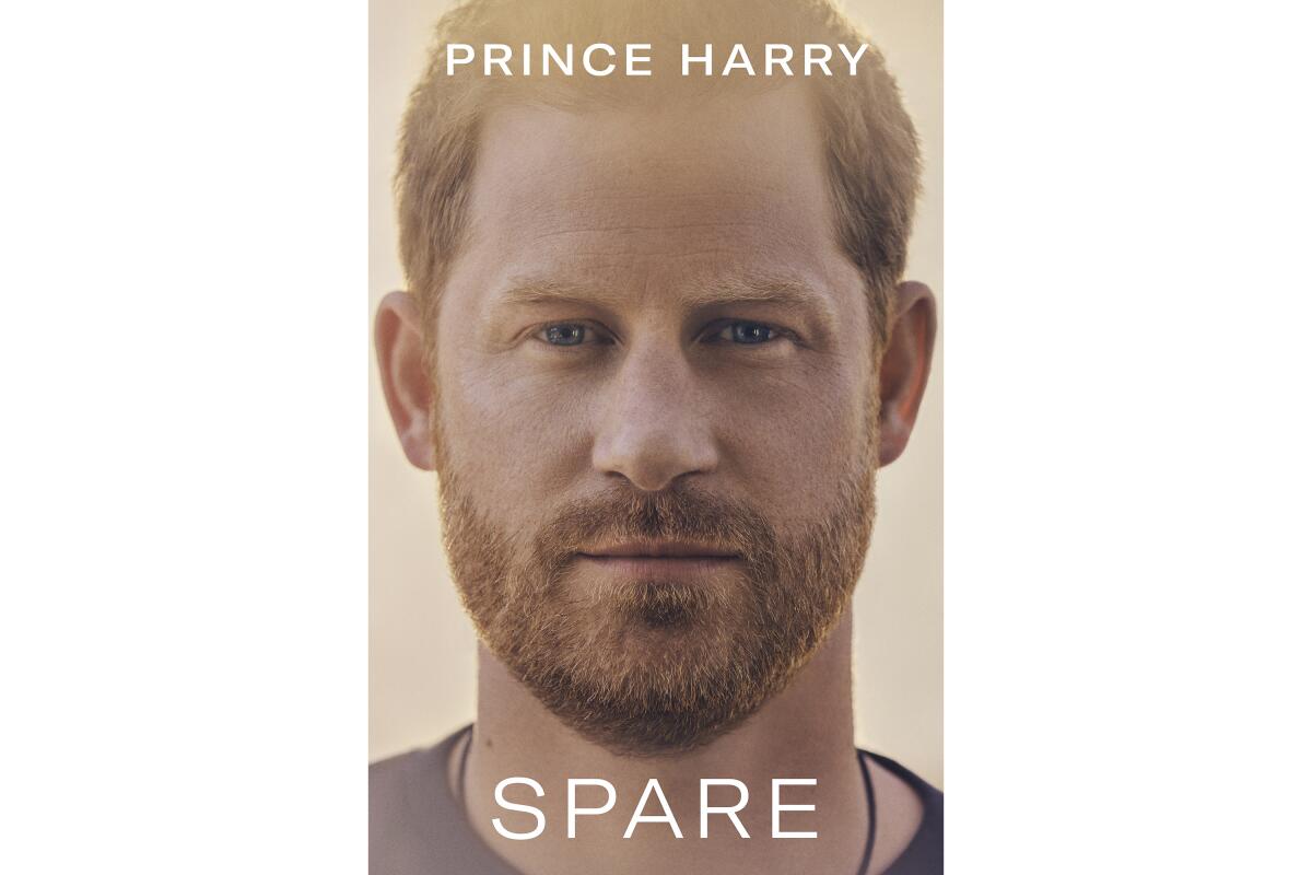 Cover image of Prince Harry's memoir