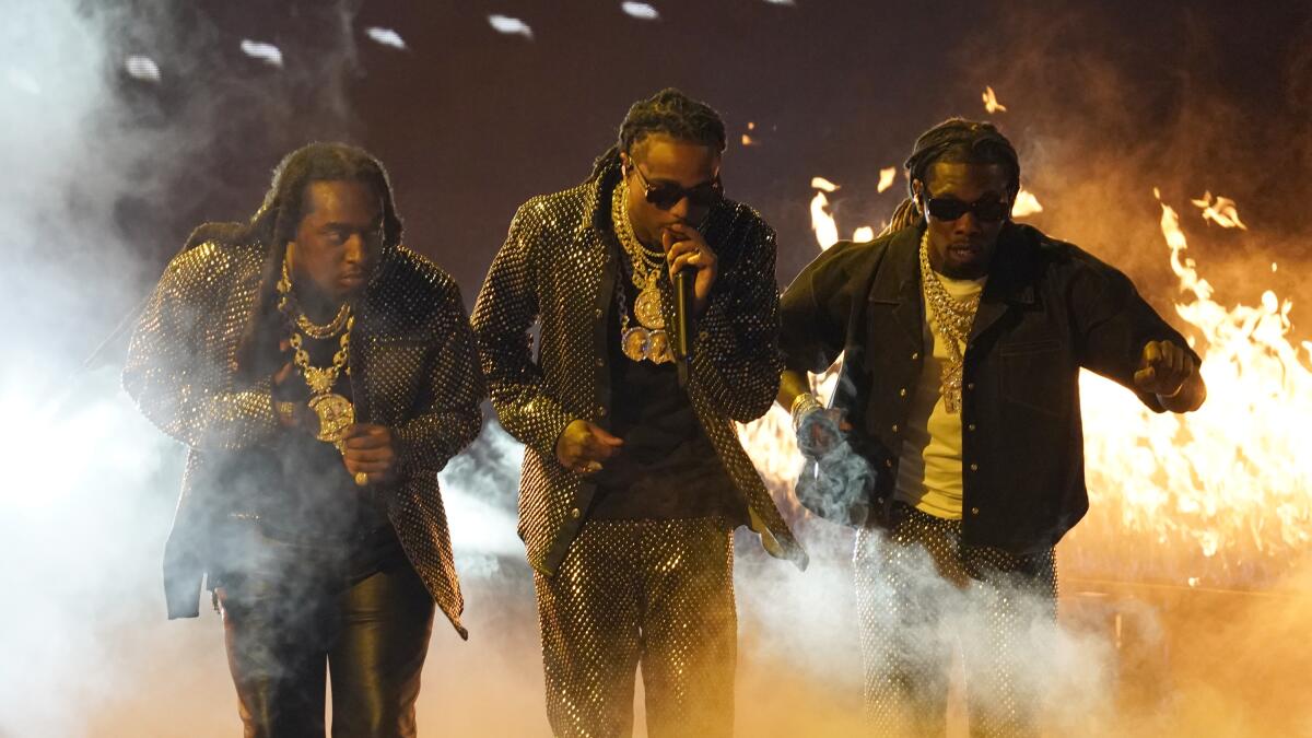 Takeoff killed: Quavo and Offset of Migos pay tribute - Los Angeles Times