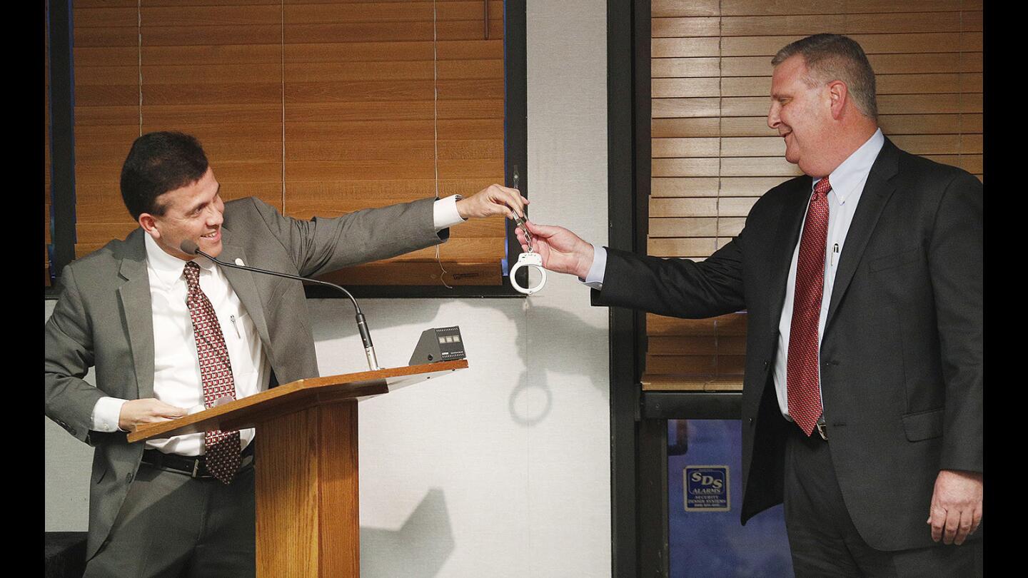 Photo Gallery: Mayoral changeover in La Canada Flintridge from Mike Davitt to Terry Walker