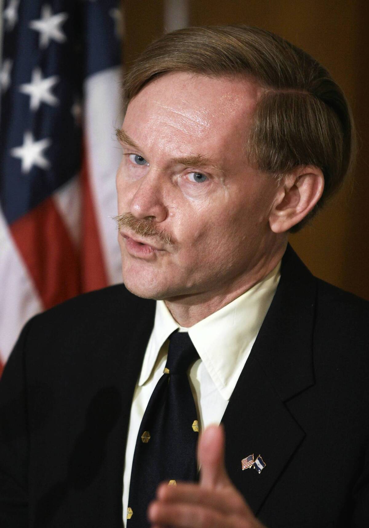Former Bush administration official Robert Zoellick was to speak at Swarthmore College.