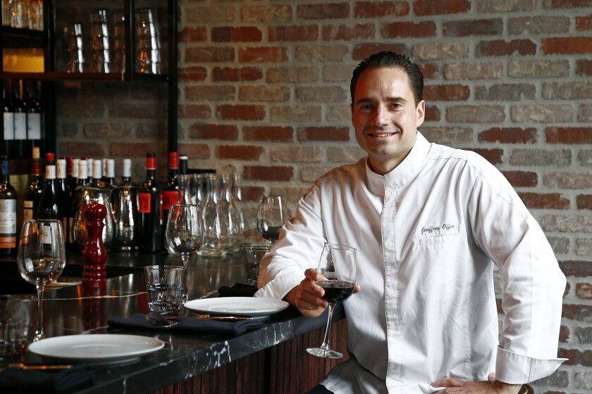 Chef and owner Jeoffrey Offer at Butcher's House in Costa Mesa.