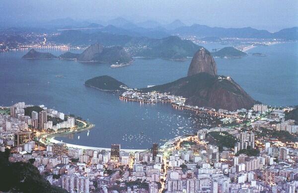 "The city has a personality of its own, the mountains and the ocean so dramatically on top of each other," Saldanha said. "You have this concrete jungle meeting the real jungle." Photo: A view of Pico Pan de Azucar, or Sugarloaf, the huge torpedo rock that emerges from Guanabara Bay off the Rio coast.