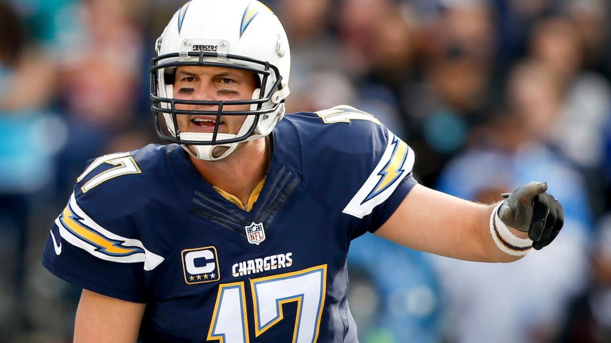 Quarterback Philip Rivers has more weapons at his disposal this season.